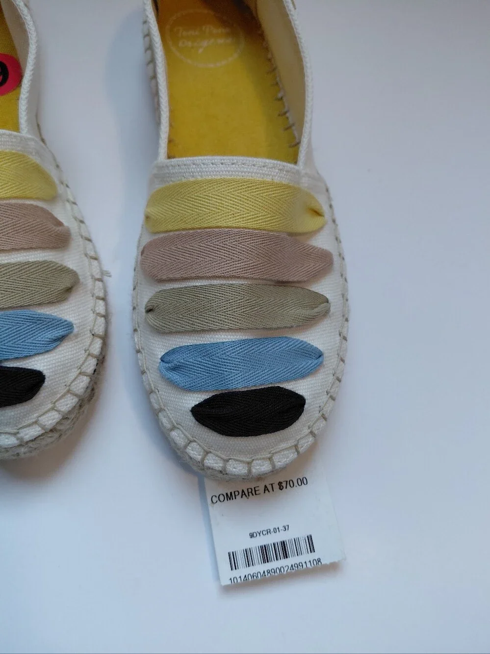 Toni Pons Origens Women's Flat Espadrilles In Sun Rose Made In Spain EU Size 37